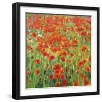 Meadow Drift-Malva-Framed Giclee Print