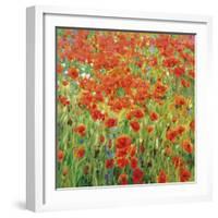 Meadow Drift-Malva-Framed Giclee Print