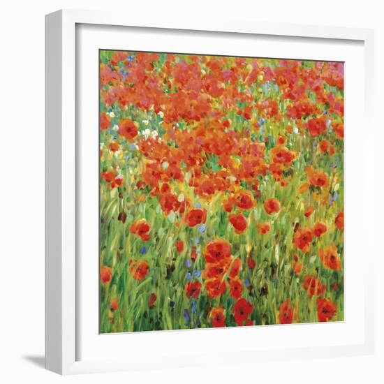 Meadow Drift-Malva-Framed Giclee Print