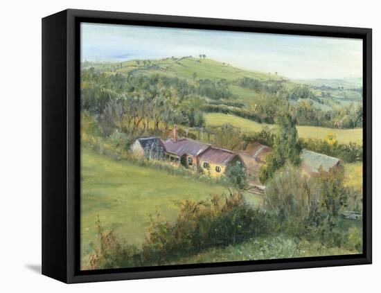 Meadow Farm Cottage, 1999-Antonia Myatt-Framed Stretched Canvas