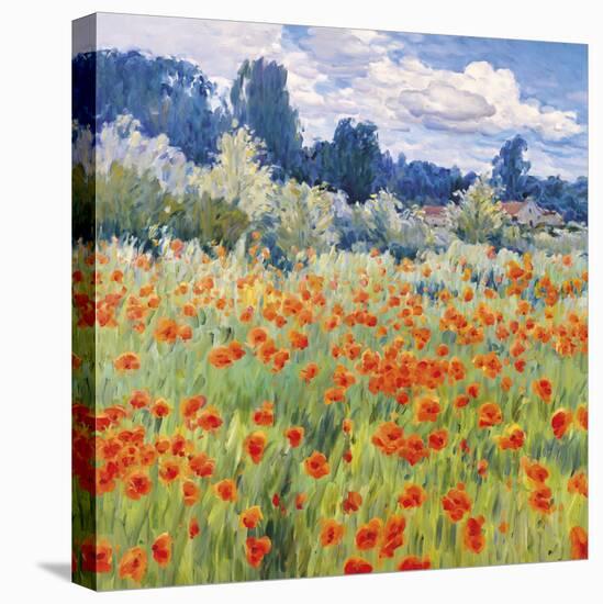 Meadow Farm-Malva-Stretched Canvas