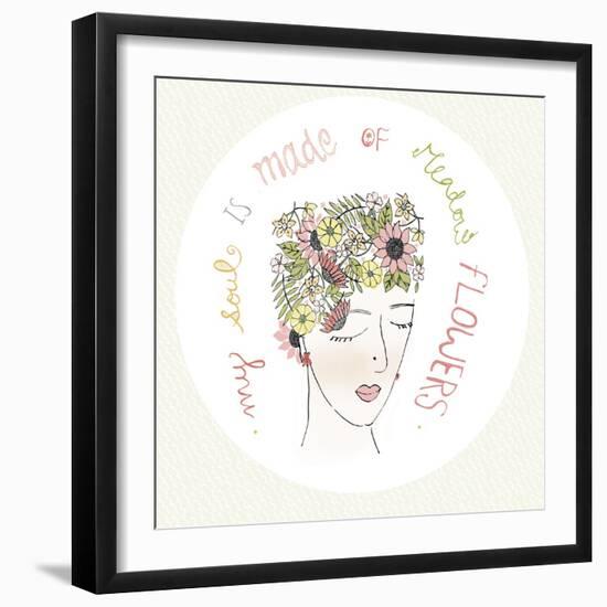 Meadow Flowers-Jyotsna Warikoo-Framed Giclee Print