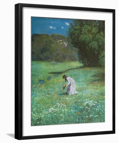 Meadow in the Forest, c.1876-Hans Thoma-Framed Art Print
