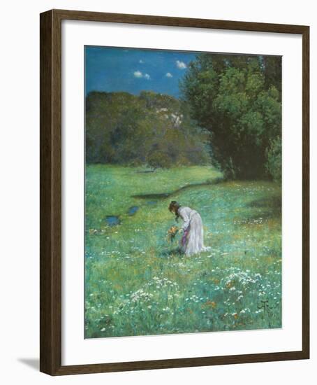 Meadow in the Forest, c.1876-Hans Thoma-Framed Art Print