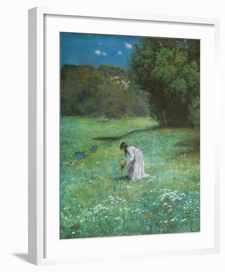 Meadow in the Forest, c.1876-Hans Thoma-Framed Art Print