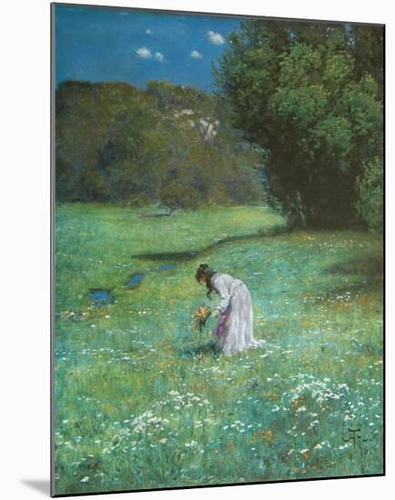 Meadow in the Forest, c.1876-Hans Thoma-Mounted Art Print