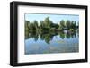 Meadow Landscape in Autumn-Werner Layer-Framed Photographic Print