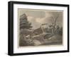 Meadow Lark and Snow Bird-Thomas Doughty-Framed Giclee Print