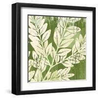 Meadow Leaves-Erin Clark-Framed Art Print