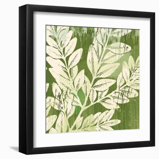 Meadow Leaves-Erin Clark-Framed Art Print