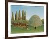 Meadow (pasture). 1910-Henri Rousseau-Framed Giclee Print