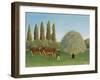 Meadow (pasture). 1910-Henri Rousseau-Framed Giclee Print