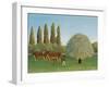 Meadow (pasture). 1910-Henri Rousseau-Framed Giclee Print