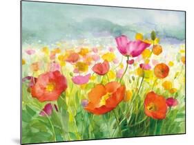 Meadow Poppies-Danhui Nai-Mounted Art Print
