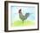 Meadow Rooster-Ingrid Blixt-Framed Art Print