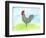 Meadow Rooster-Ingrid Blixt-Framed Art Print