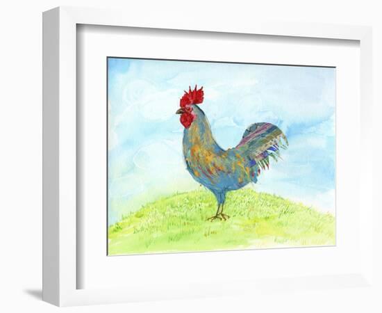 Meadow Rooster-Ingrid Blixt-Framed Art Print