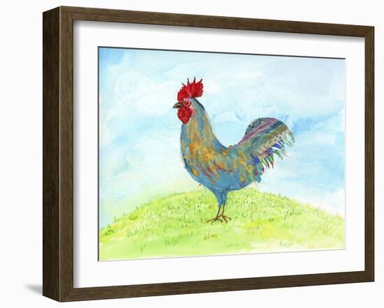 Meadow Rooster-Ingrid Blixt-Framed Art Print