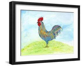 Meadow Rooster-Ingrid Blixt-Framed Art Print