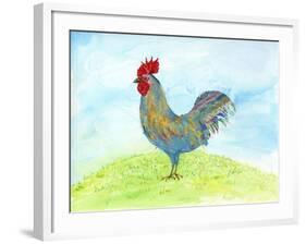 Meadow Rooster-Ingrid Blixt-Framed Art Print