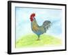 Meadow Rooster-Ingrid Blixt-Framed Art Print