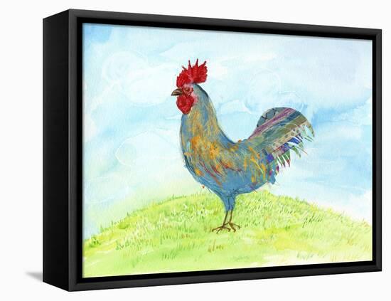 Meadow Rooster-Ingrid Blixt-Framed Stretched Canvas