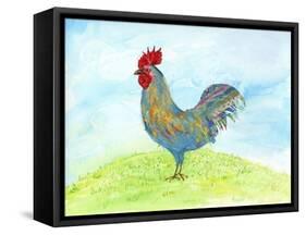 Meadow Rooster-Ingrid Blixt-Framed Stretched Canvas