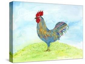 Meadow Rooster-Ingrid Blixt-Stretched Canvas