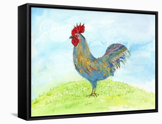Meadow Rooster-Ingrid Blixt-Framed Stretched Canvas