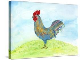 Meadow Rooster-Ingrid Blixt-Stretched Canvas