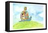 Meadow Snail-Ingrid Blixt-Framed Stretched Canvas