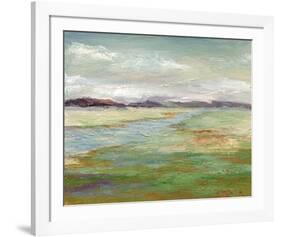 Meadow Stream II-null-Framed Art Print