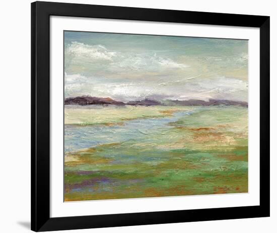 Meadow Stream II-null-Framed Art Print