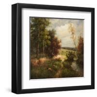 Meadow Trail-Rhes-Framed Art Print