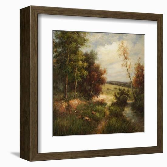 Meadow Trail-Rhes-Framed Art Print