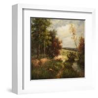 Meadow Trail-Rhes-Framed Art Print