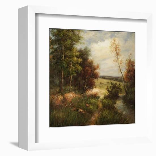 Meadow Trail-Rhes-Framed Art Print