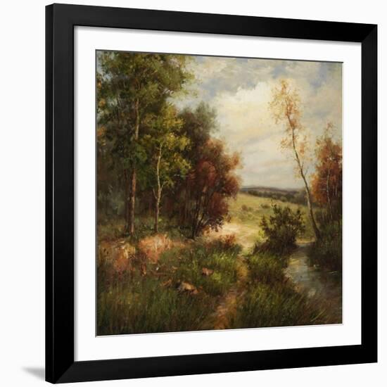 Meadow Trail-Rhes-Framed Art Print