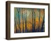 Meadow Trees II-Chris Vest-Framed Art Print