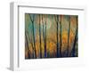 Meadow Trees II-Chris Vest-Framed Art Print