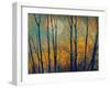 Meadow Trees II-Chris Vest-Framed Art Print