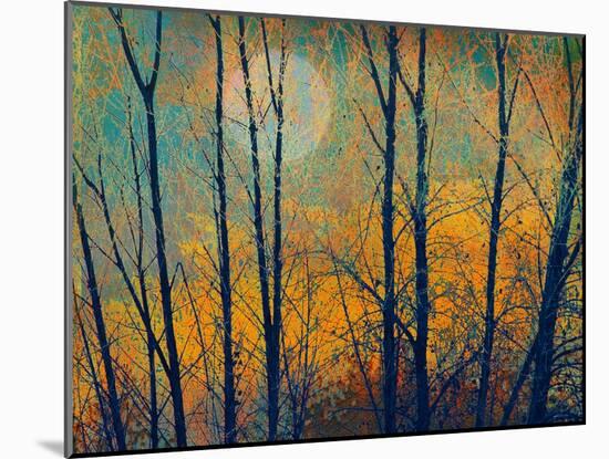 Meadow Trees II-Chris Vest-Mounted Art Print