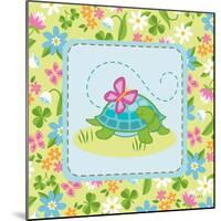 Meadow Turtle I-Betz White-Mounted Art Print