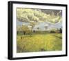 Meadow with Flowers under a Stormy Sky, 1888-Vincent van Gogh-Framed Art Print