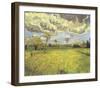 Meadow with Flowers under a Stormy Sky, 1888-Vincent van Gogh-Framed Art Print