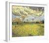 Meadow with Flowers under a Stormy Sky, 1888-Vincent van Gogh-Framed Art Print