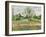 Meadow with Grey Horse, Eragny (Le Pré avec Cheval Gris, Eragny). 1893-Camille Pissarro-Framed Giclee Print