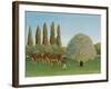 Meadowland (The Pasture)-Henri Rousseau-Framed Giclee Print