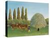 Meadowland-Henri Rousseau-Stretched Canvas