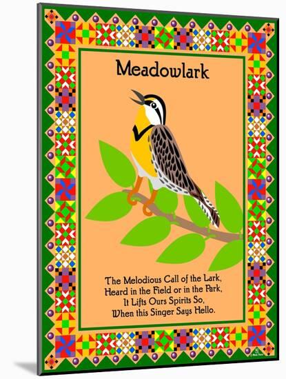 Meadowlark Quilt-Mark Frost-Mounted Giclee Print